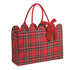 Tartan Scallop Tote by Mud Pie