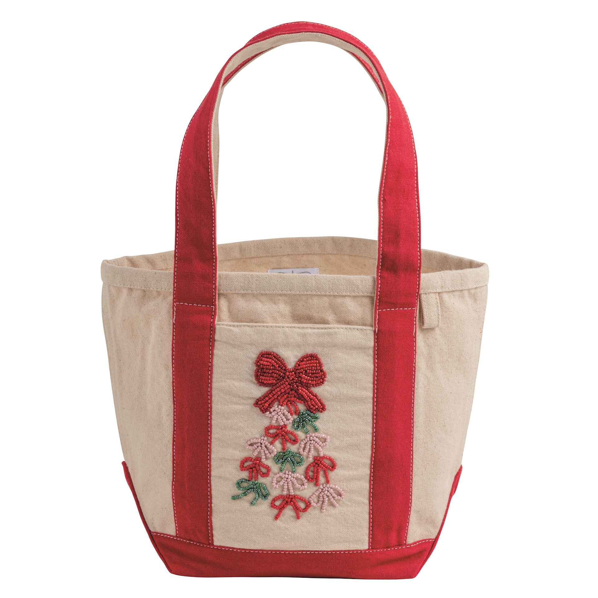 Holiday Beaded Mini Tote by Mud Pie