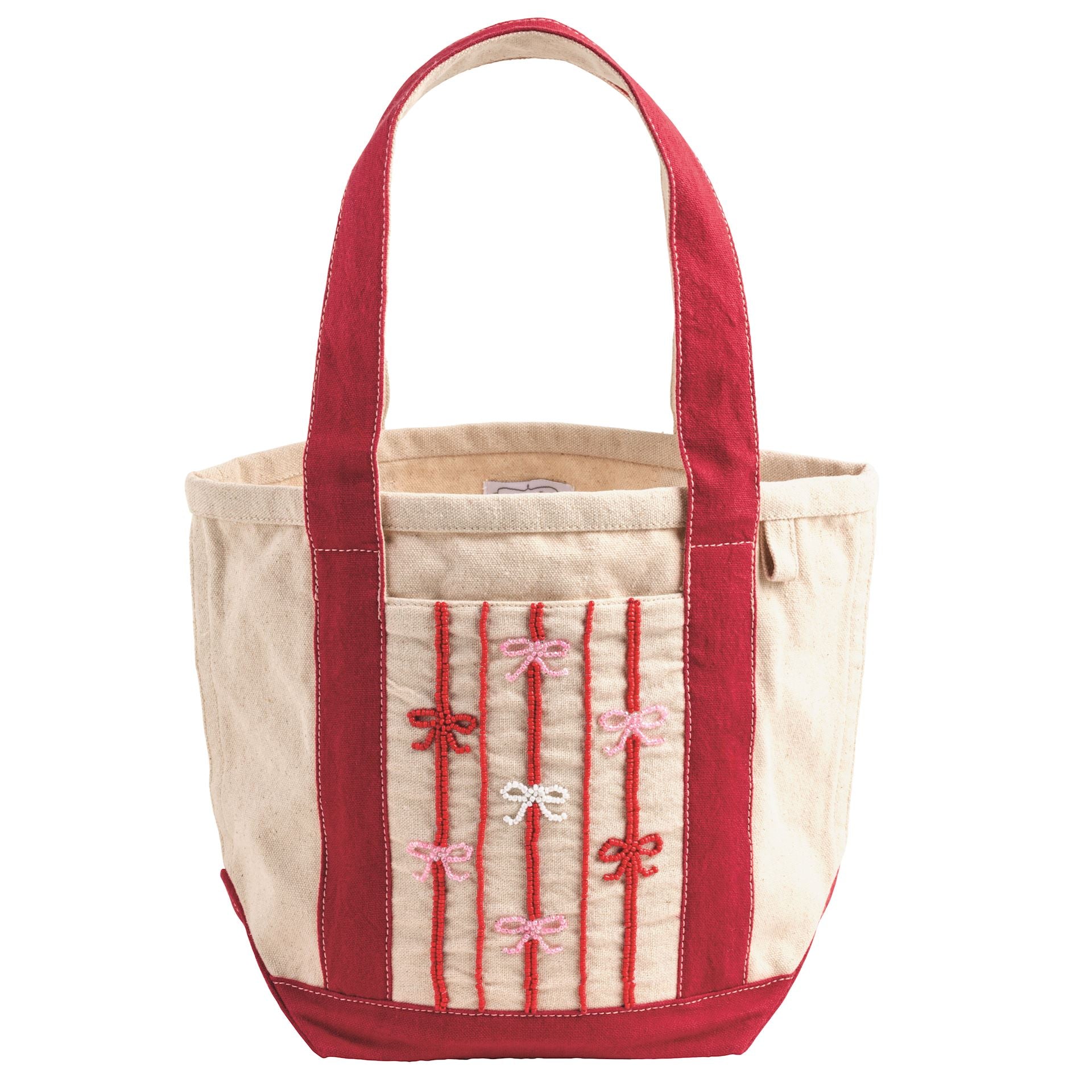 Valentine's Beaded Mini Tote by Mud Pie