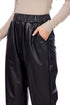 Ballard Leather Pant Black By Mud Pie