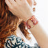 Live Out Loud Leather Cuff | Hand-painted by Jeanetta Gonzales