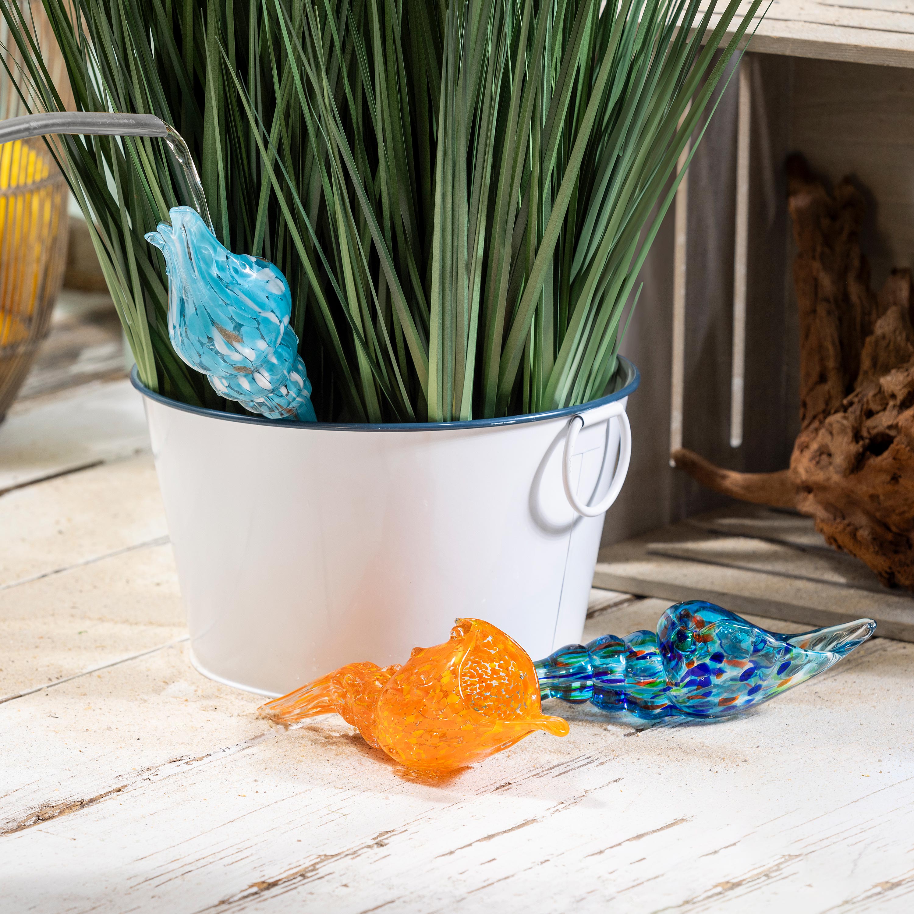 Art Glass Seashell Watering Channel