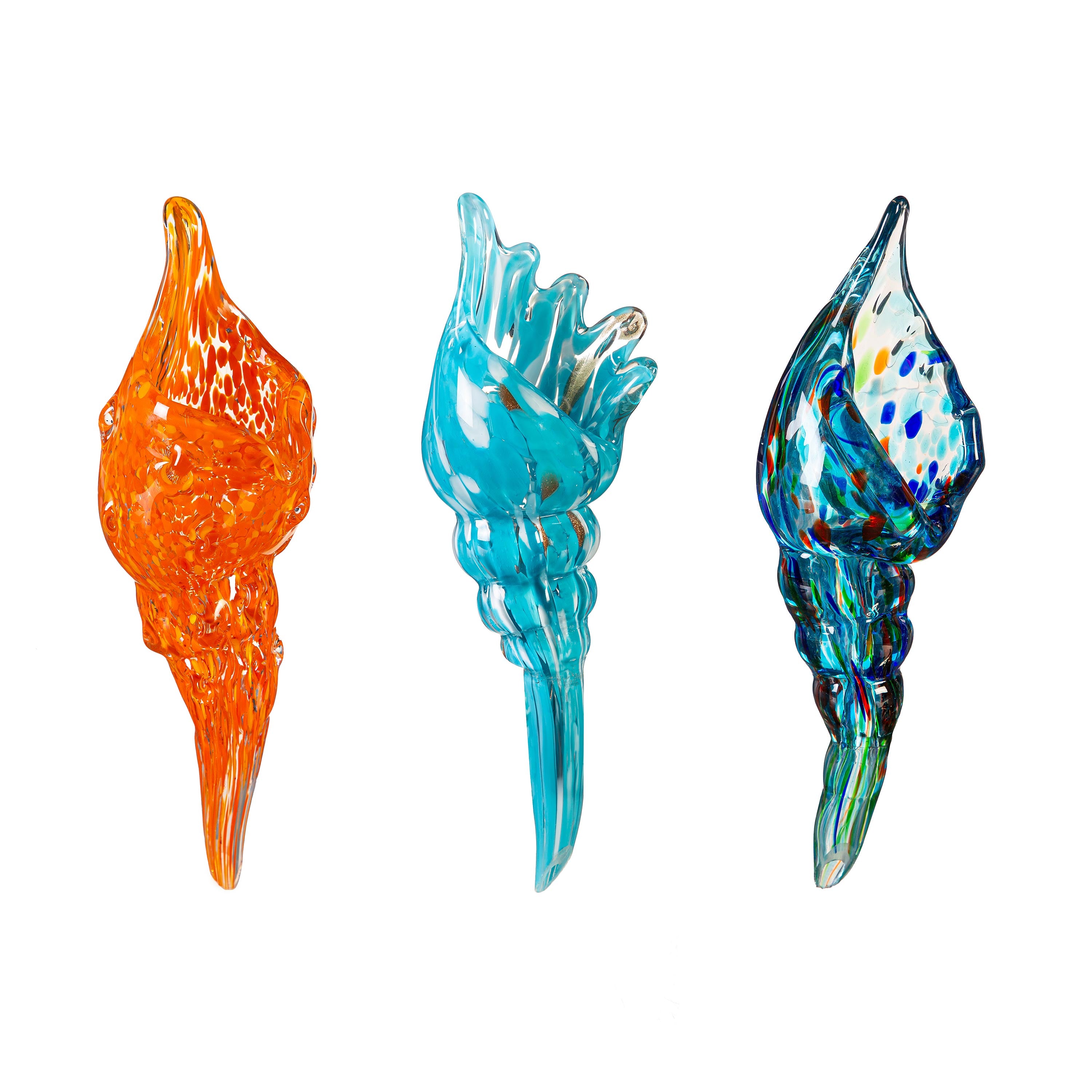 Art Glass Seashell Watering Channel