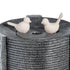 Stone Cylinder with Birds Fountain
