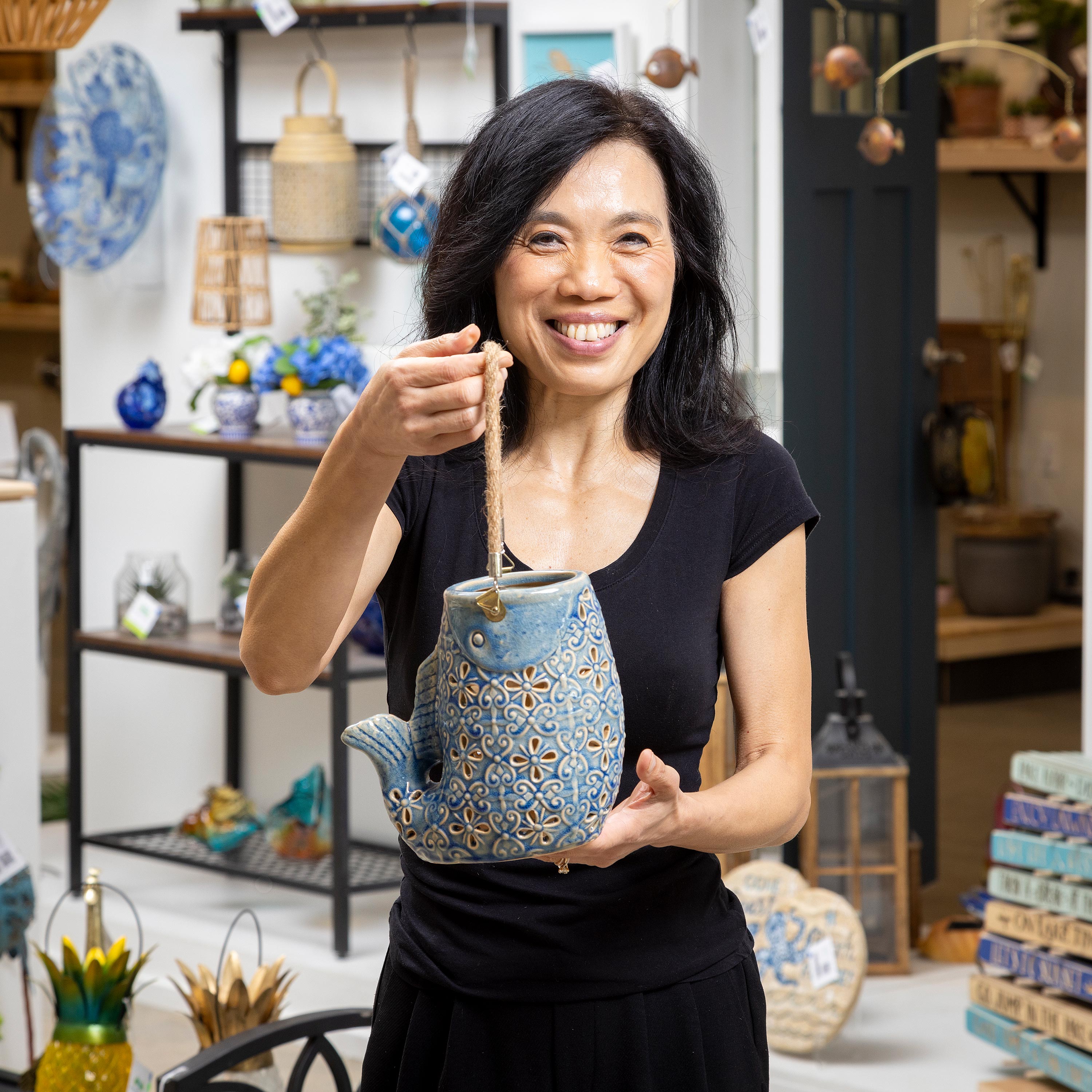 Fish Ceramic Lantern