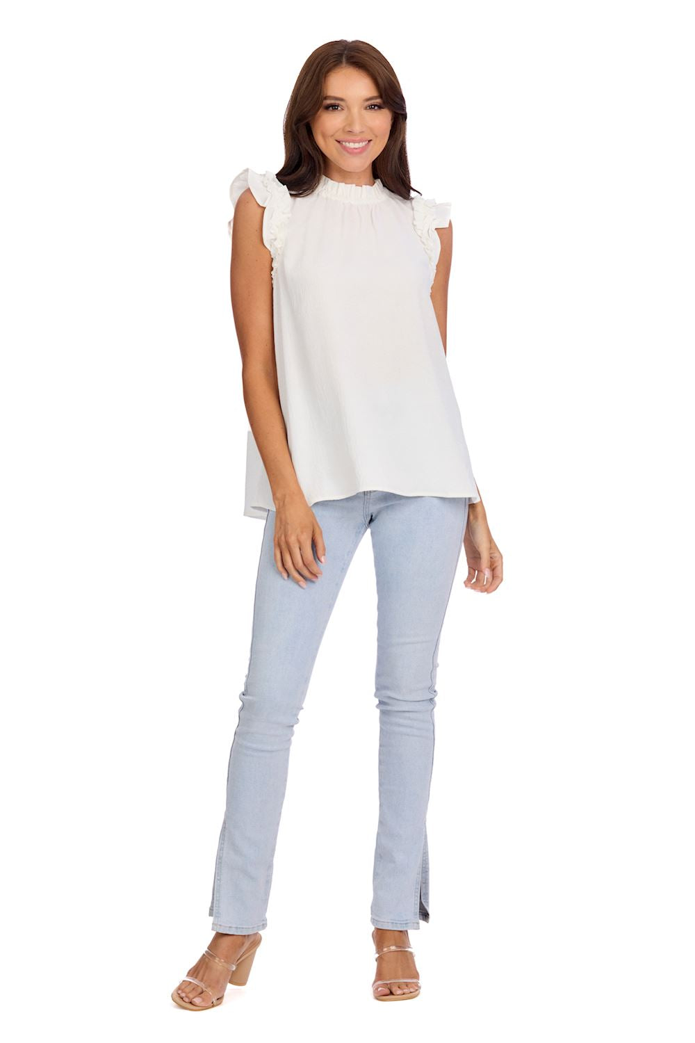 Alani Ruffle Top BY MUD PIE