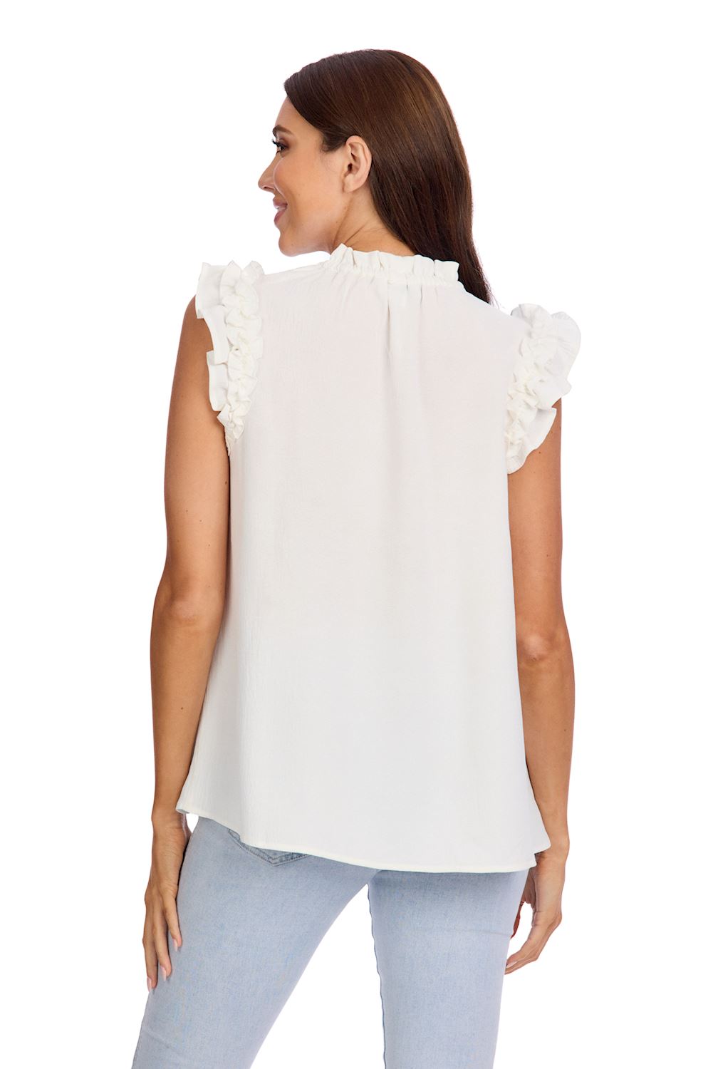 Alani Ruffle Top BY MUD PIE