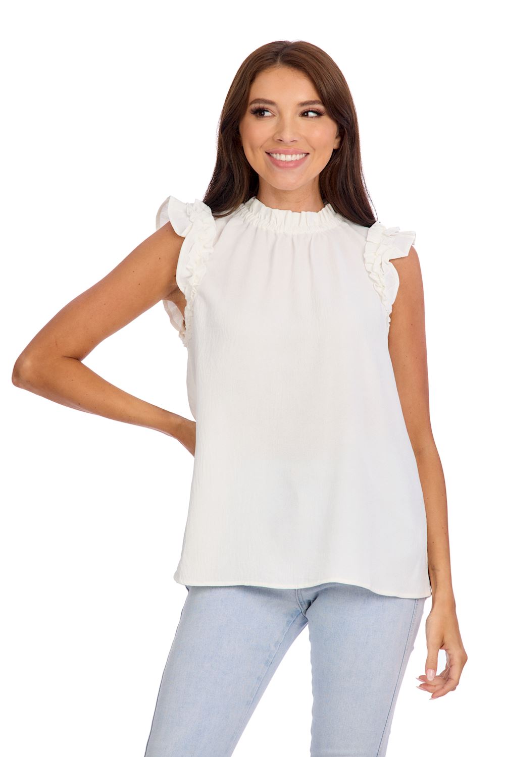 Alani Ruffle Top BY MUD PIE