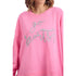 Pink Game Day Sparkle Sweatshirt By Mud Pie