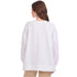 White Game Day Sparkle Sweatshirt By Mud Pie