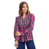 Mitzy Plaid Top By Mud Pie