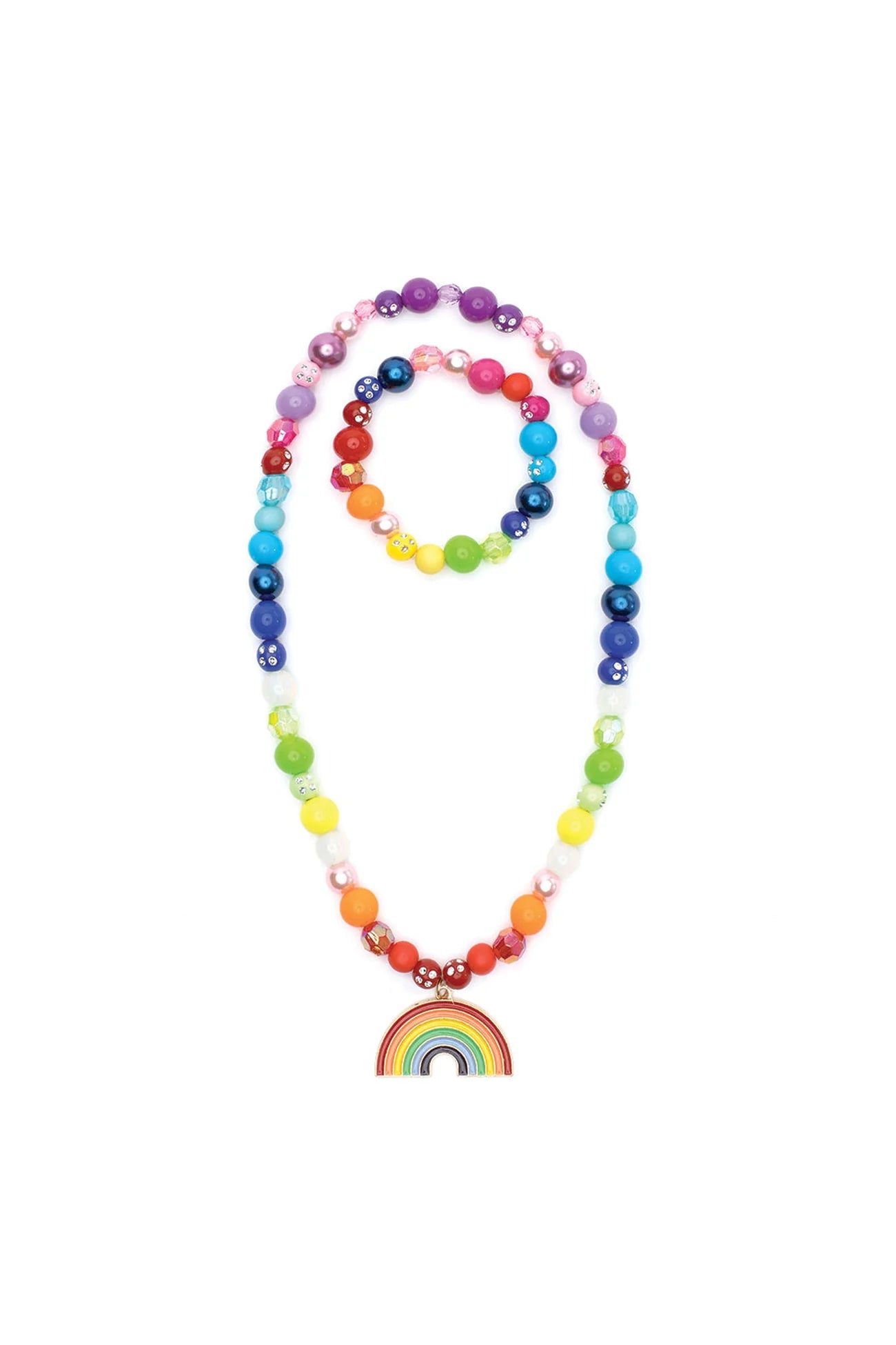 Double Rainbow Necklace & Bracelet Set - A. Dodson's