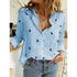 Solid Color Casual Loose Long-Sleeve Linen Shirt