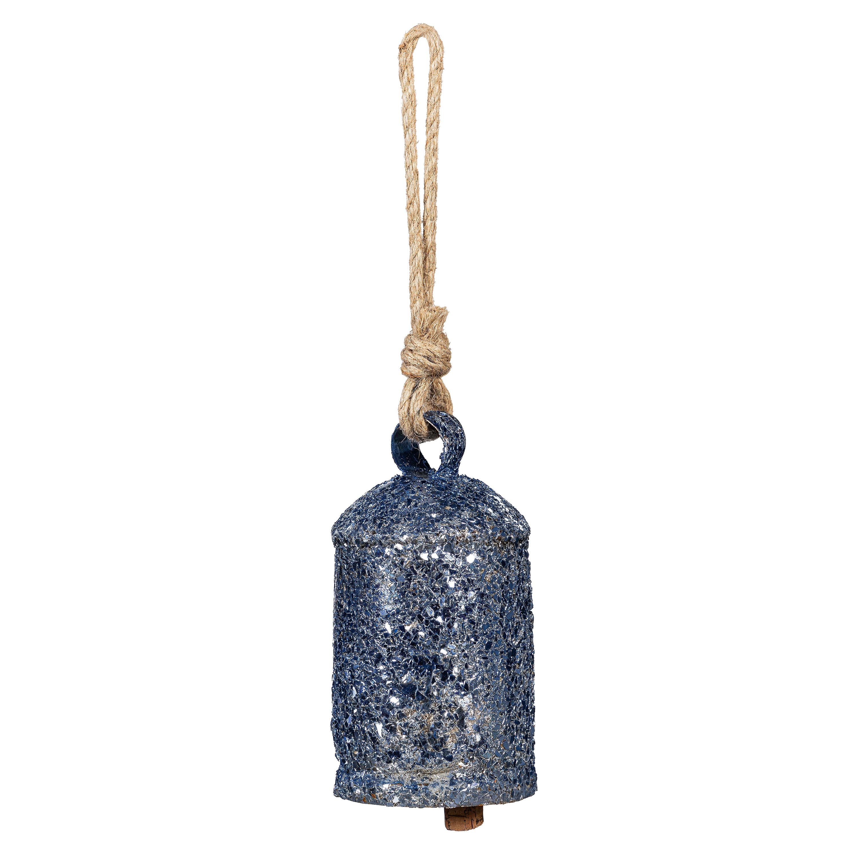 Sparkle Metal Bell with Crushed Glass