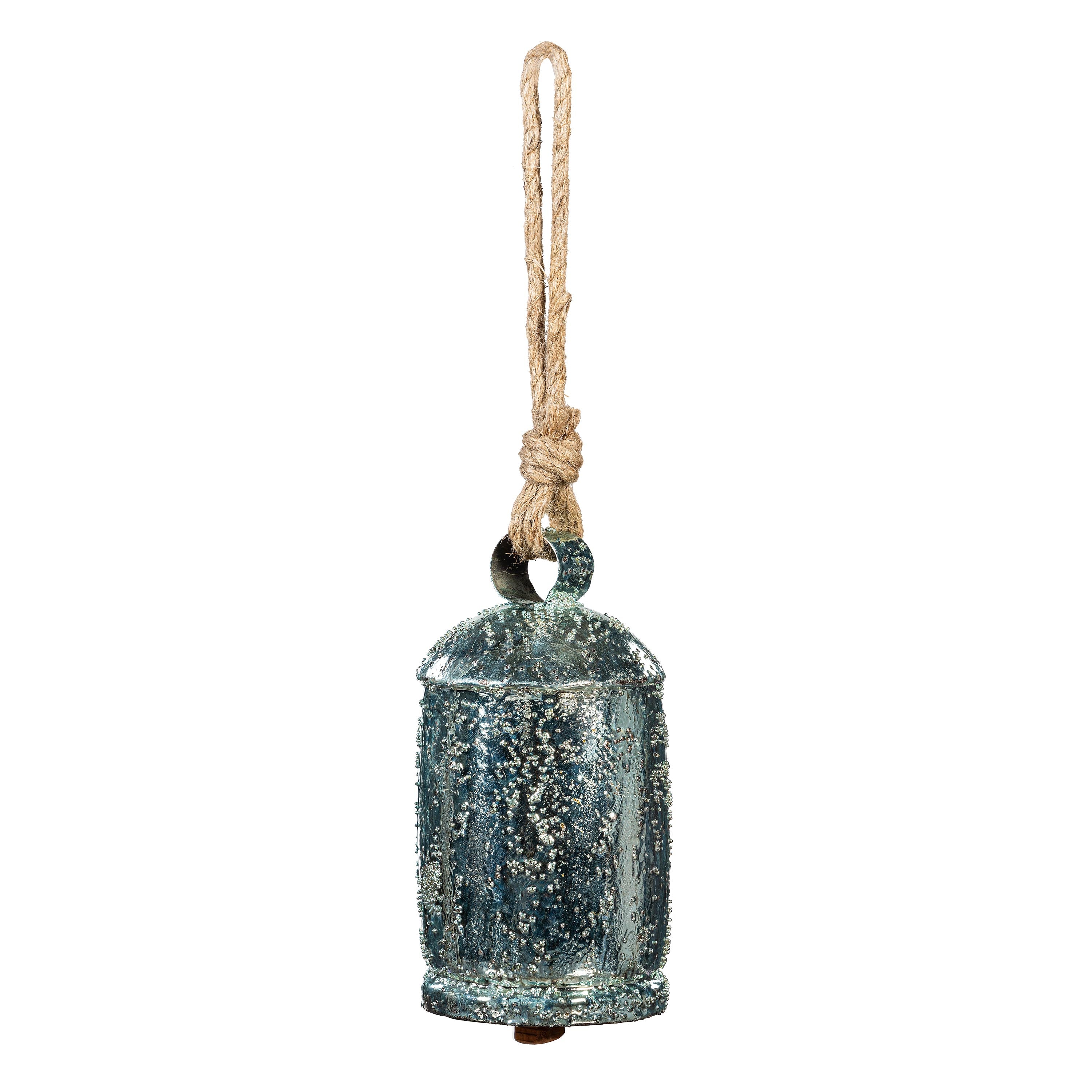 Sparkle Metal Bell with Crushed Glass