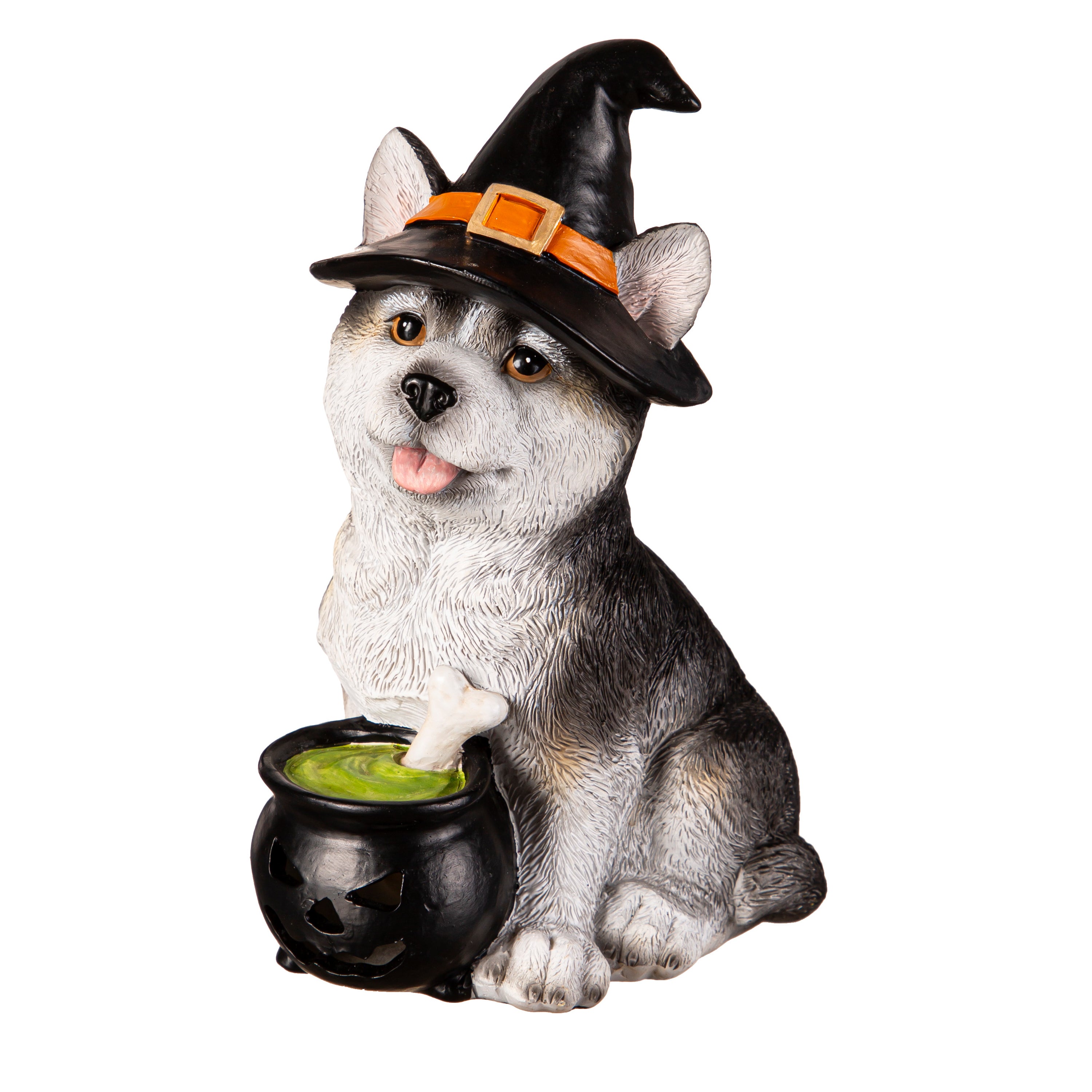 5" LED Resin Halloween Dog Tabletop Decor 5 Assorted