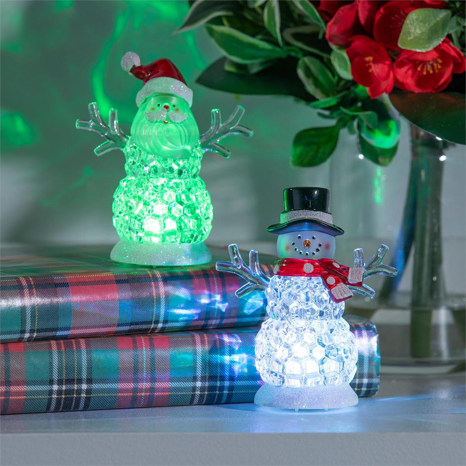 SNOWFLAKE CAROUSEL TEALIGHT HOLDER