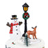 Christmas Scene on Tree Stump with Motion, 5.25"H