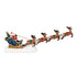 LED Santa Sleigh Chasing Lights, 13.5"L