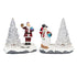 LED Christmas Character with Tree  3.75"H