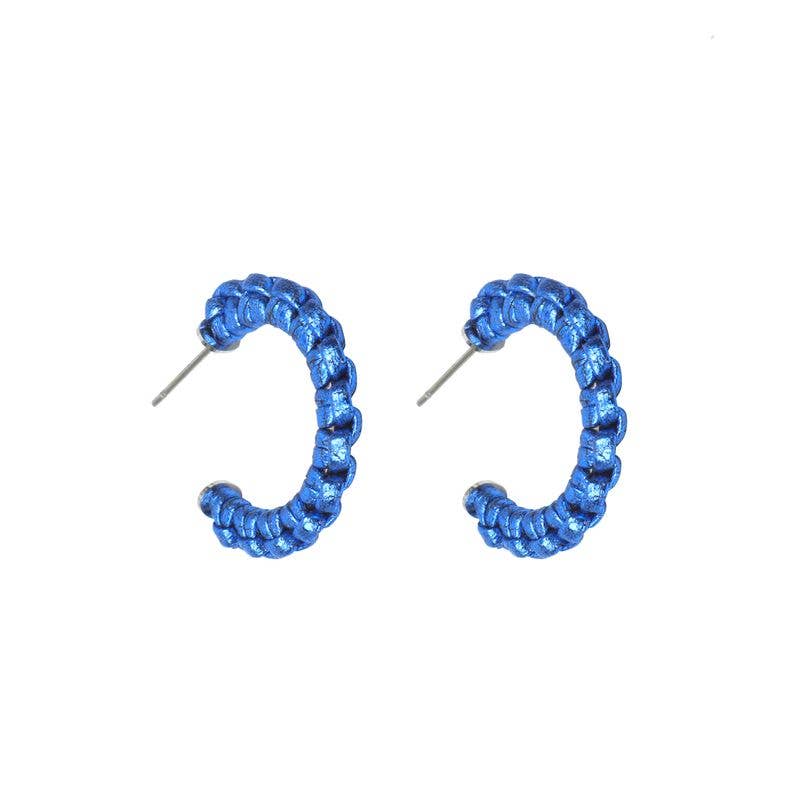 Petite Braided Hoop Earrings