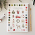 Classic christmas watercolor workbook