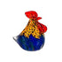 Rooster Glass Table Décor, Asst, 4"H