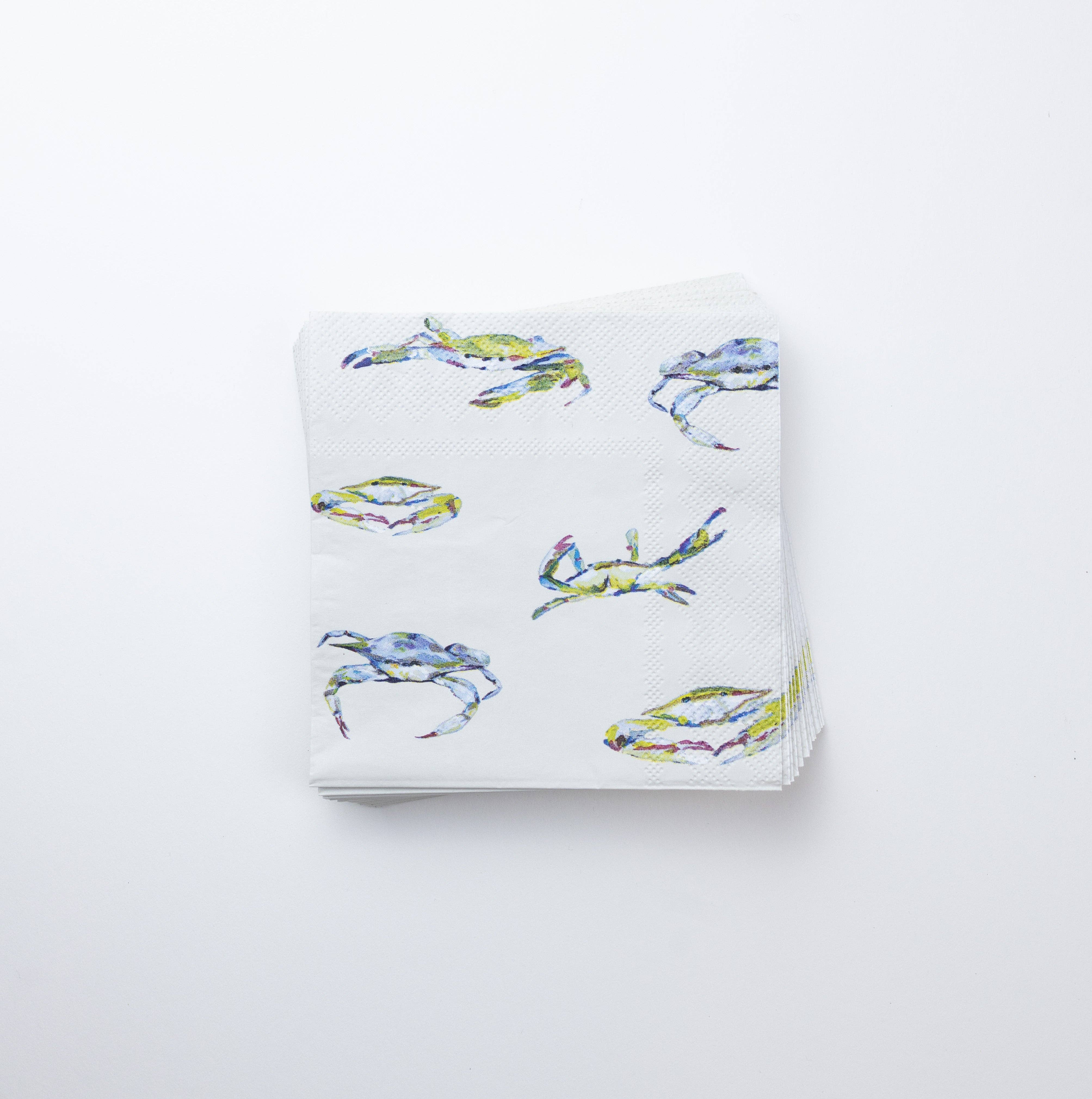 Cocktail Napkins (Set of 20) - Bay Blues