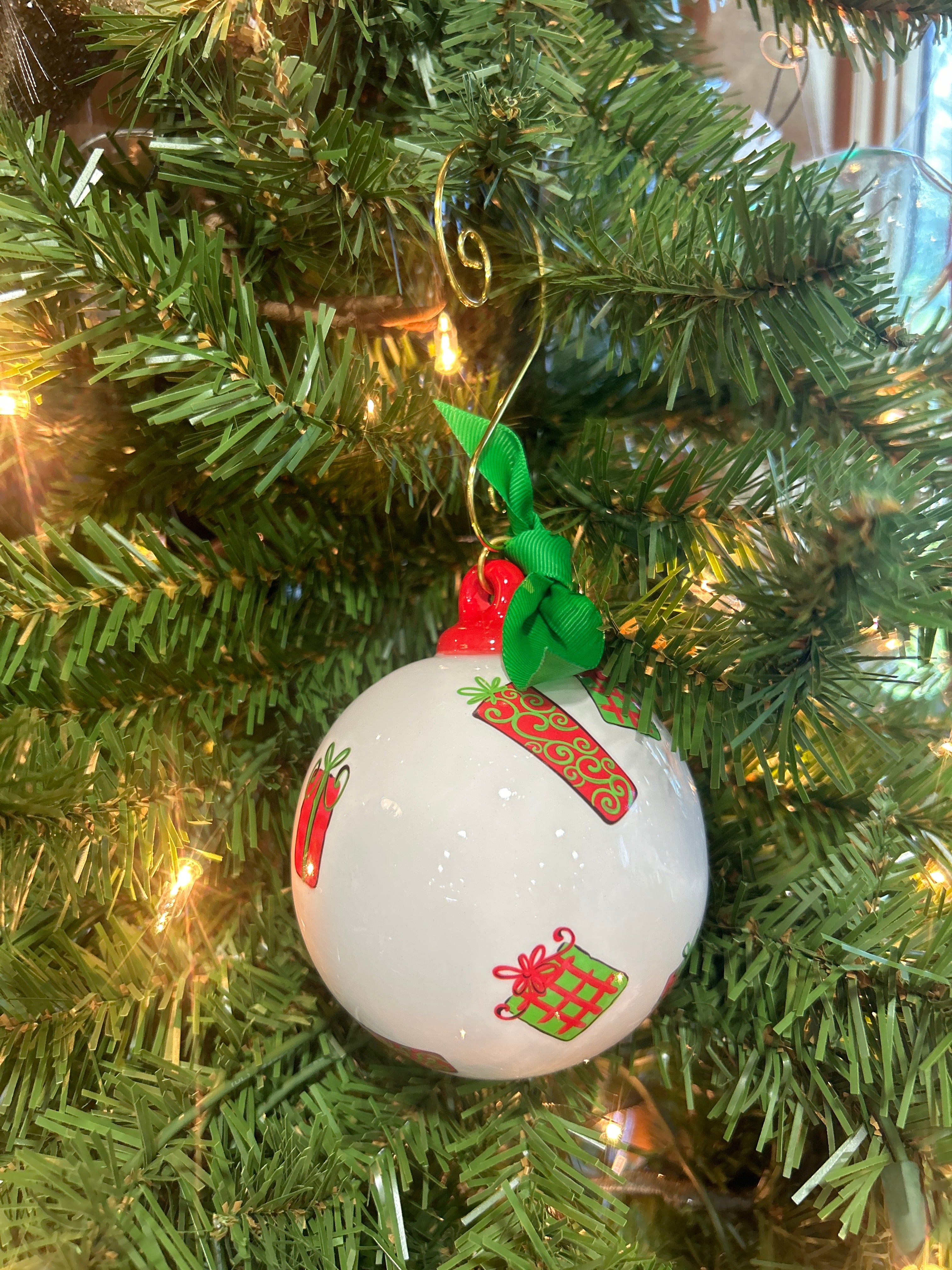 GRANDKIDS CERAMIC ORNAMENT