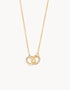 Spartina Sea La Vie Necklace 18" Unbreakable/Double Rings Gold