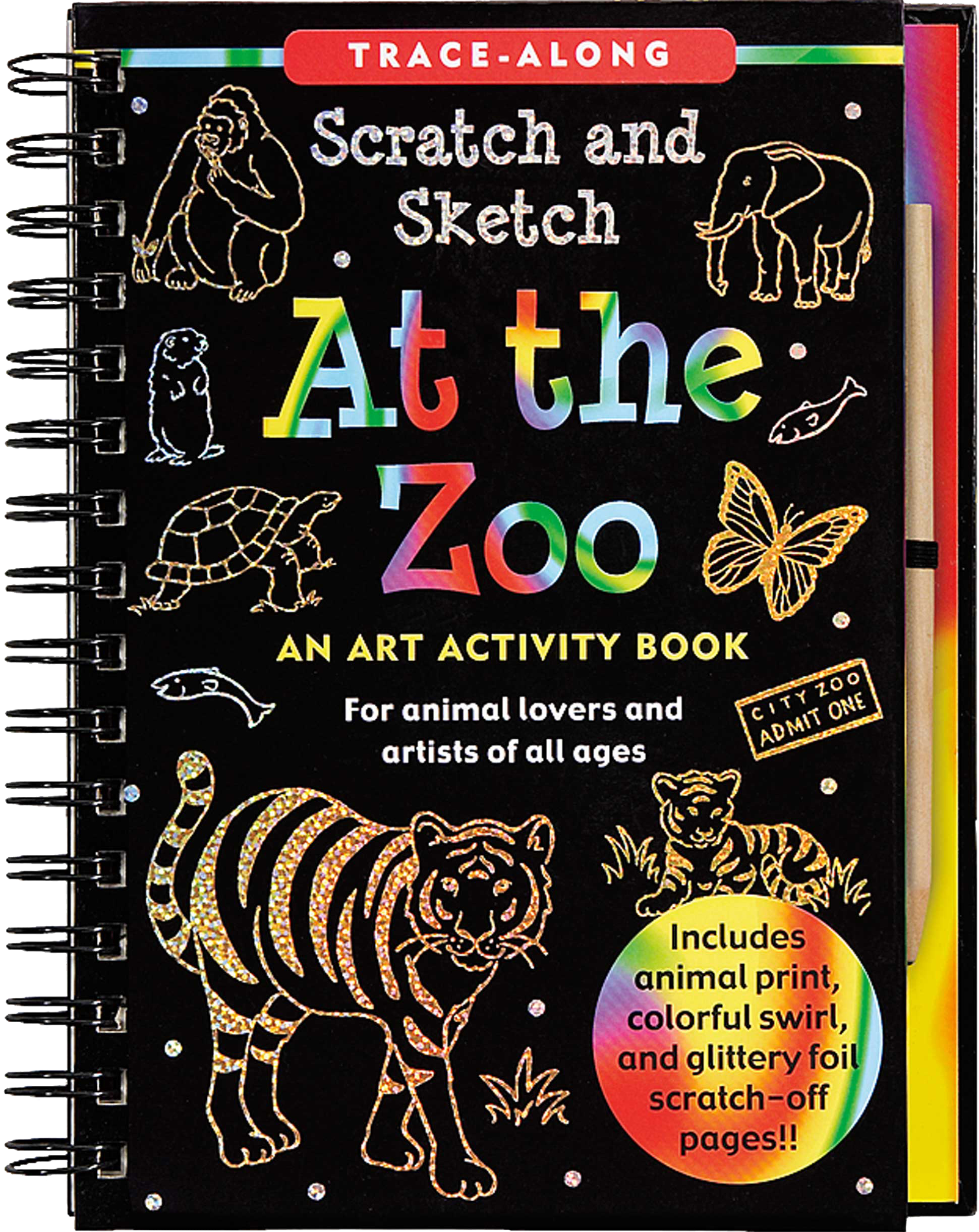 At the Zoo Scratch and Sketch by Peter Pauper Press
