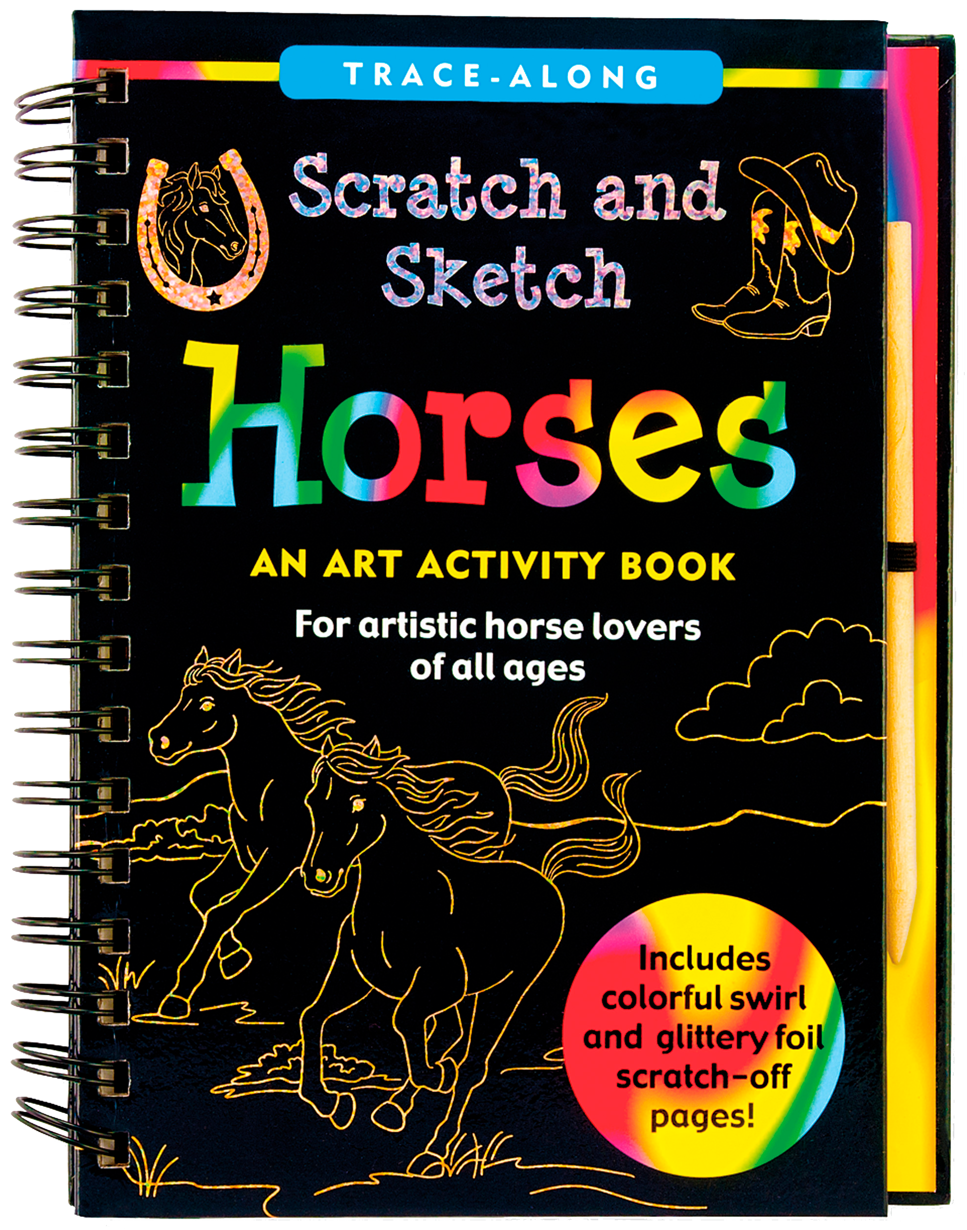Horses Scratch and Sketch by Peter Pauper Press