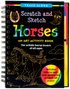 Horses Scratch and Sketch by Peter Pauper Press