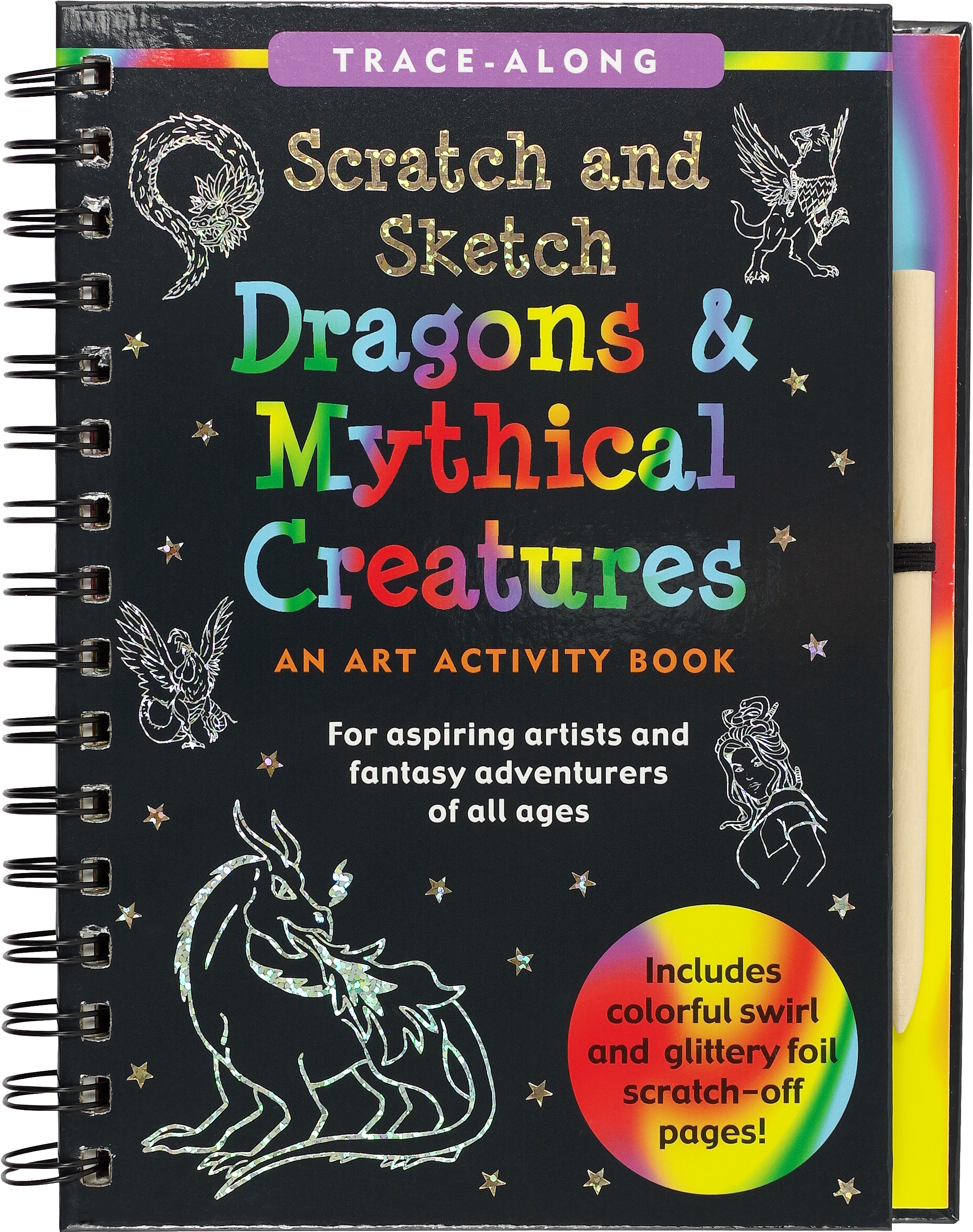 Dragons & Mythical Creatures Scratch and Sketch by Peter Pauper Press