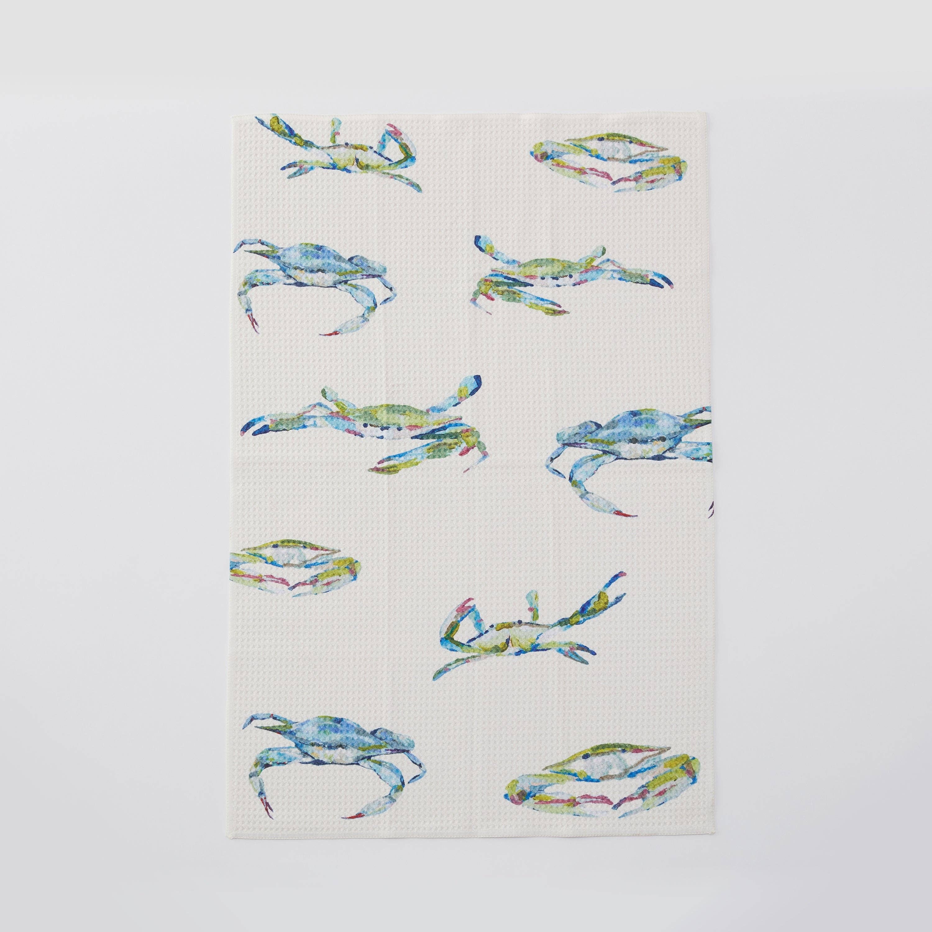 Kim Hovell Collection  Tea Towel - Blue Crab Bay Blues