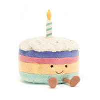 Amuseable Rainbow Birthday Cake - Large By Jellycat