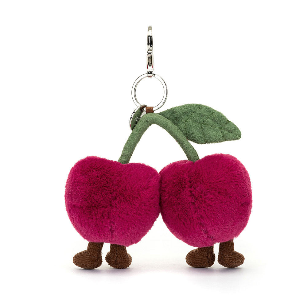 Amuseables Cherries Bag Charm By Jellycat