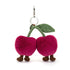 Amuseables Cherries Bag Charm By Jellycat
