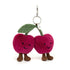 Amuseables Cherries Bag Charm By Jellycat
