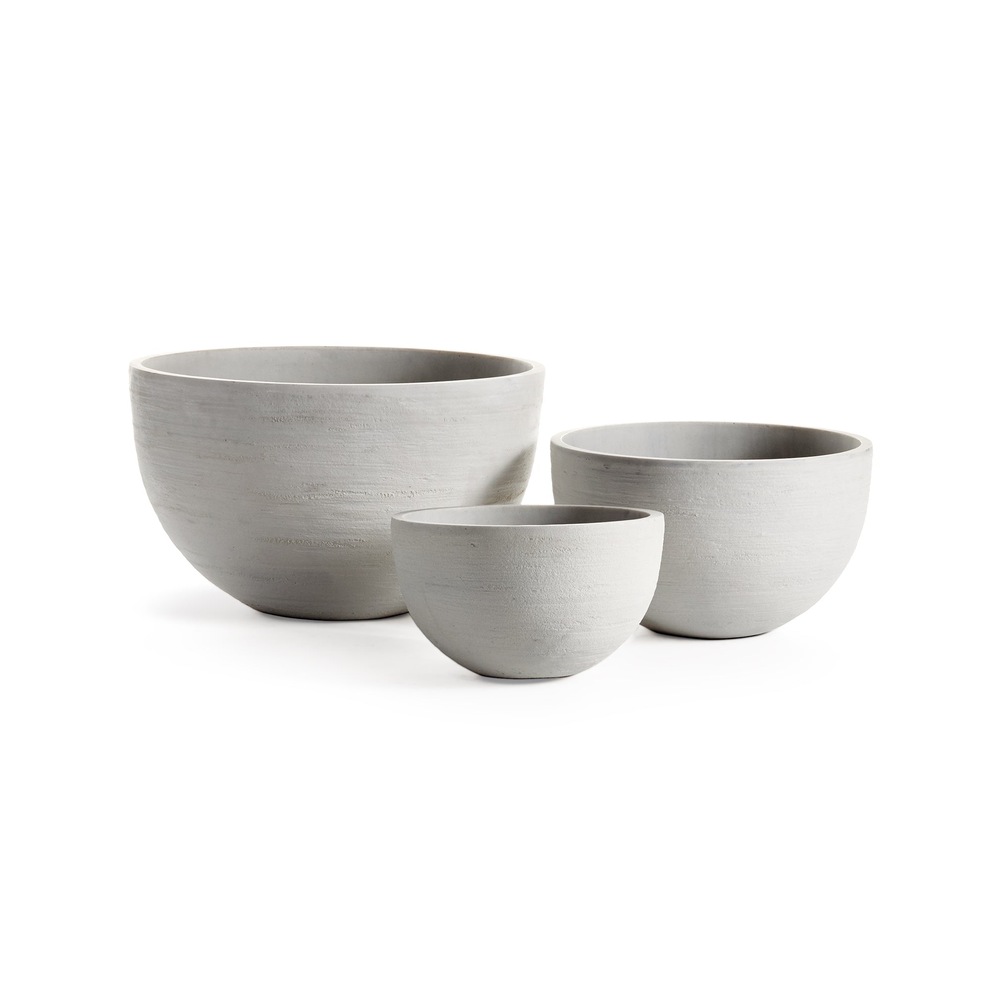 FIBRESTONE MALIBU LOW BOWLS, SET OF 3 BY NAPA HOME & GARDEN