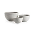 FIBRESTONE MALIBU LOW BOWLS, SET OF 3 BY NAPA HOME & GARDEN