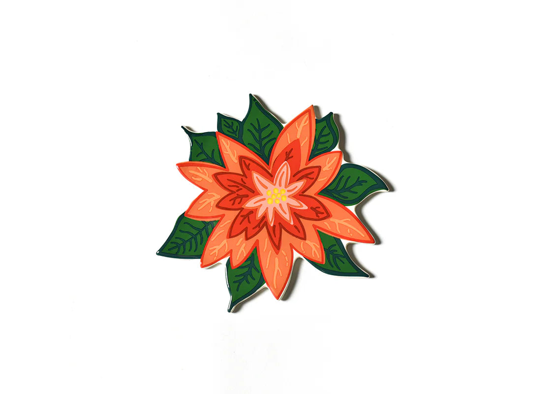 Happy Everything Poinsettia Big Attachment