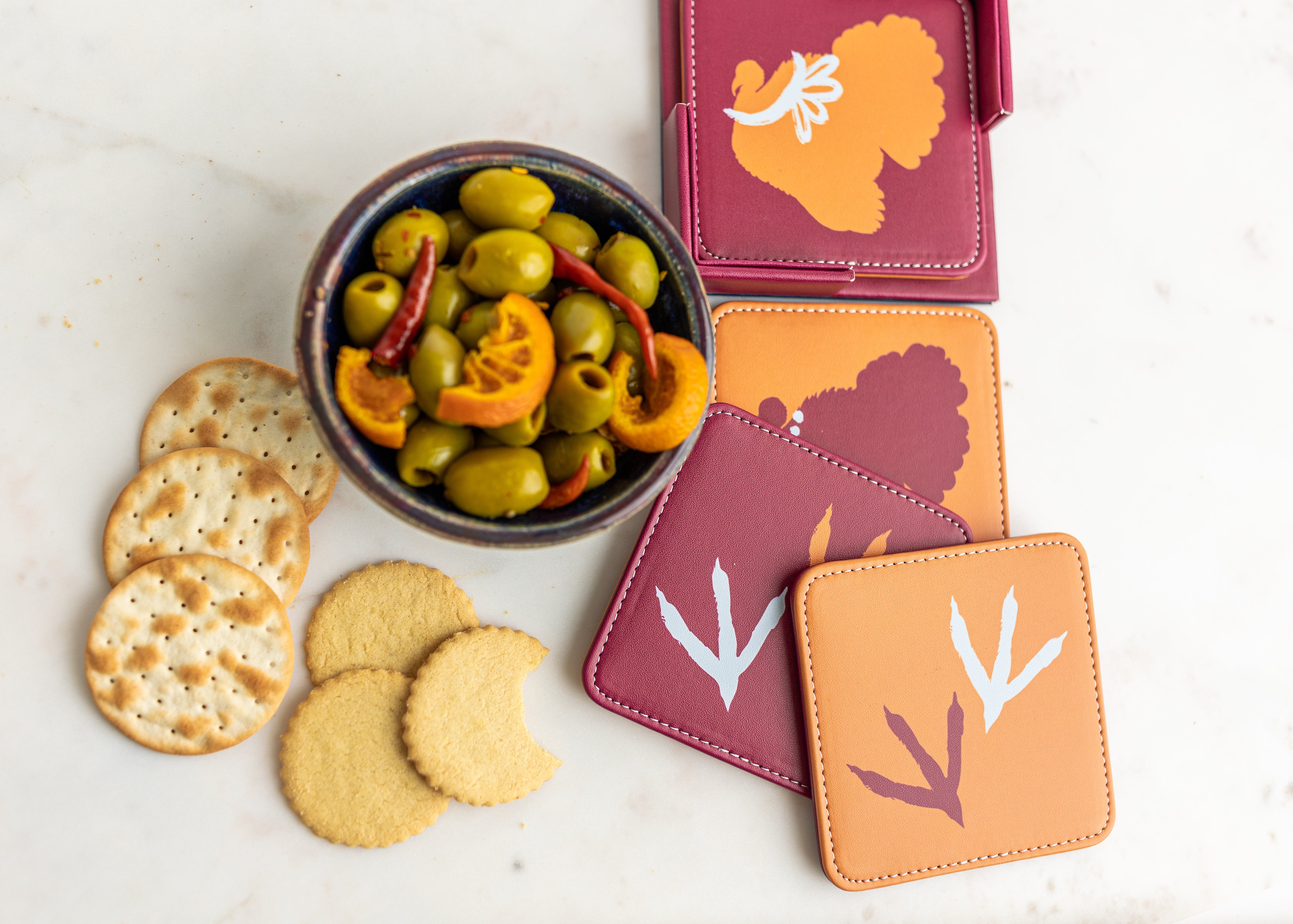 Virginia Tech Hokies Coasters, Set of 4