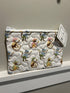 Ida Mae Monkey Icon Pastel Quilted Small Makeup Bag