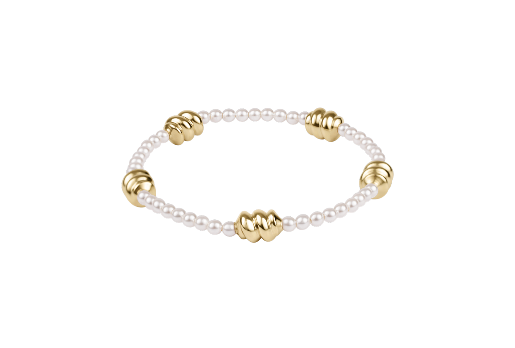 Admire Gold 3mm Pearl Bracelet by enewton by Enewton