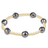 enewton Extends Admire Pearl Dark Grey 3mm Gold Bracelet