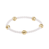 Admire Small Gold 3mm Pearl Bracelet by enewton