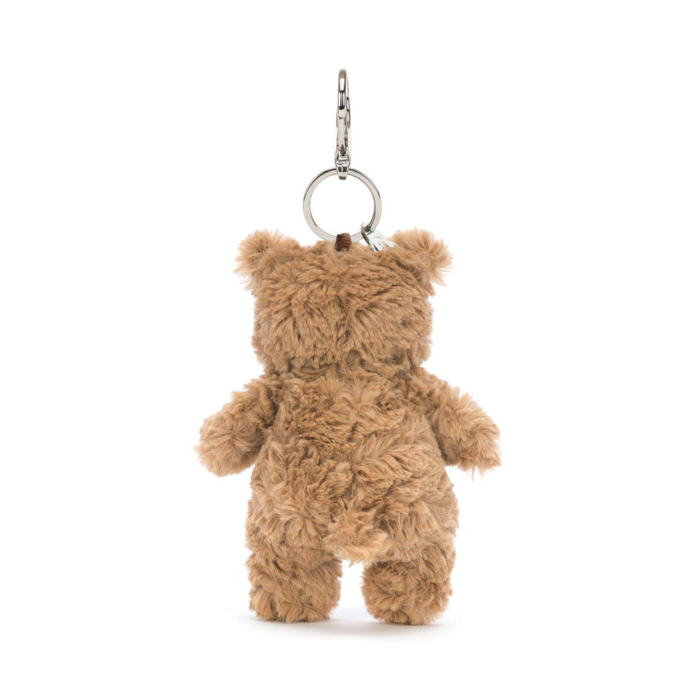 Bartholomew Bear Bag Charm By Jellycat