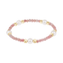 Extends Purpose Pearl 6mm Gem Bracelet - Pink Opal