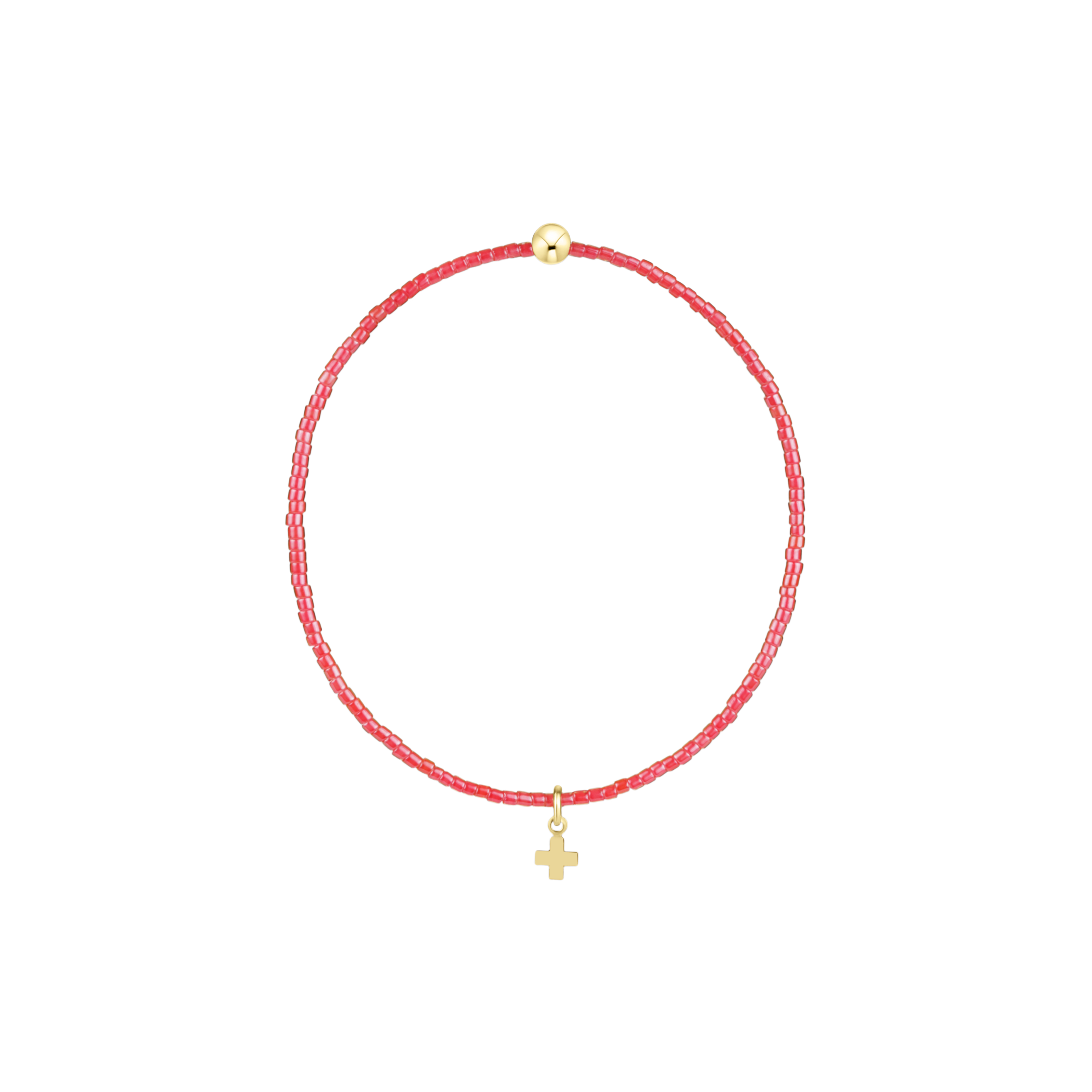 Hope Classic Sherbert Bracelet - Signature Cross Small Gold Charm